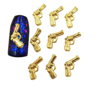 GUN SHAPED NAIL CHARM