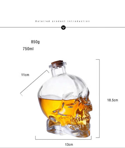 "SKULL" SHAPED DECANTER