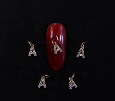 LETTER NAIL CHARMS