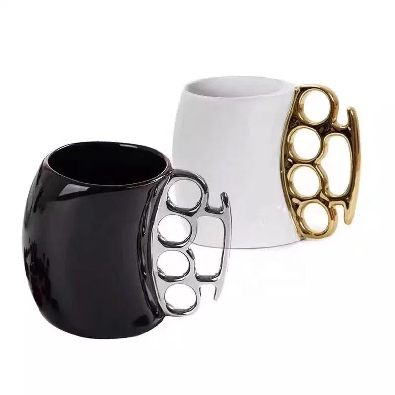 BRASS KNUCKLES MUG