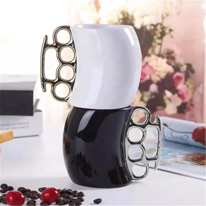 BRASS KNUCKLES MUG