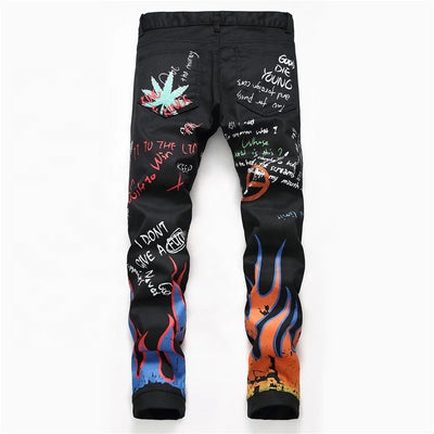 'NEVER SLEEP" JEANS