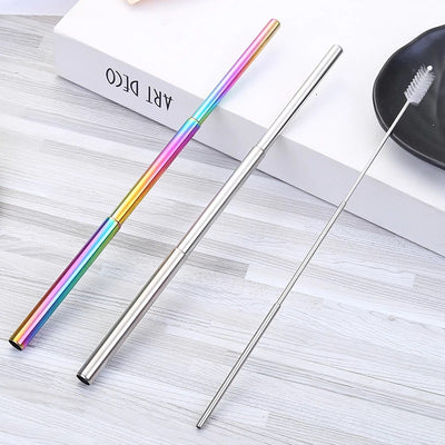 COLLAPSIBLE STAINLESS STEEL STRAW