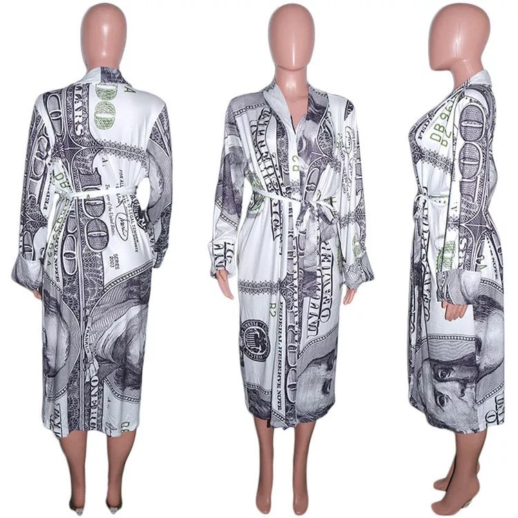 "DOLLA DOLLA BILL" ROBE